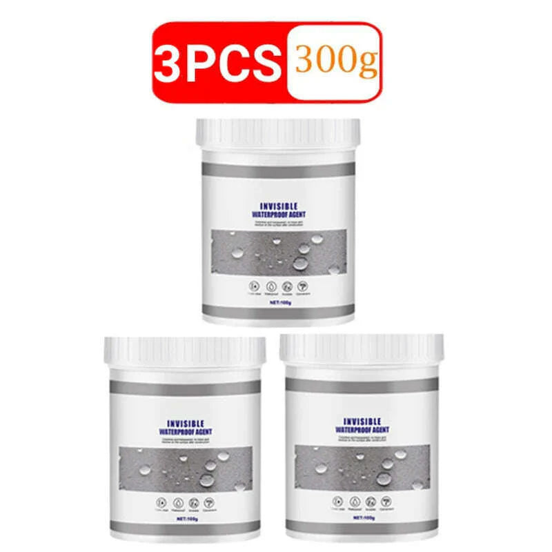 Waterproof Coating Sealant Agent Invisible Paste Glue With Brush Repair Home Roof Transparent Bathroom Antileak Glue 300g/900g