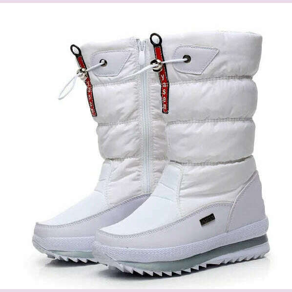 Women Snow Boots Platform Winter Boots Thick Plush Waterproof Non-slip Boots Fashion Women Winter Shoes Warm Fur Botas mujer