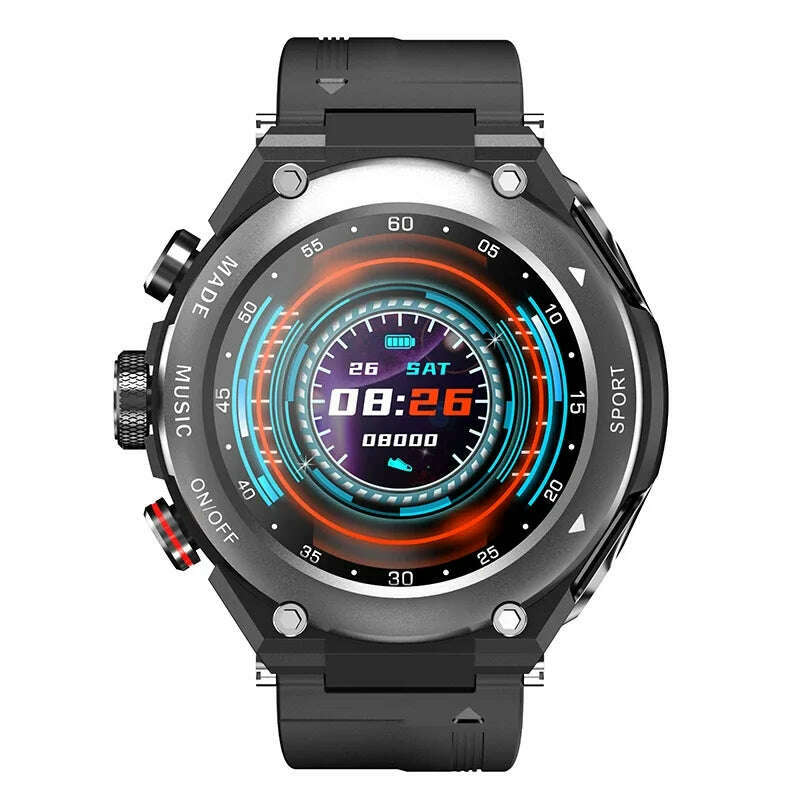 YYHC-2022 IP68 Smart watch with earbuds Temperature music high quality
