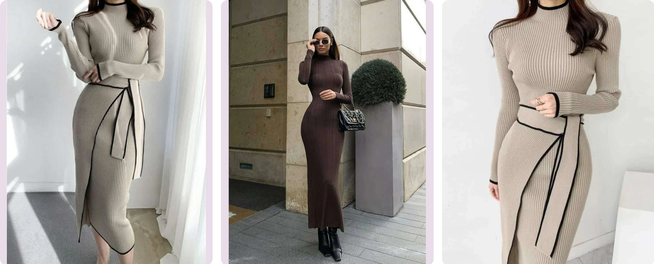 KIMLUD Sweater Dresses