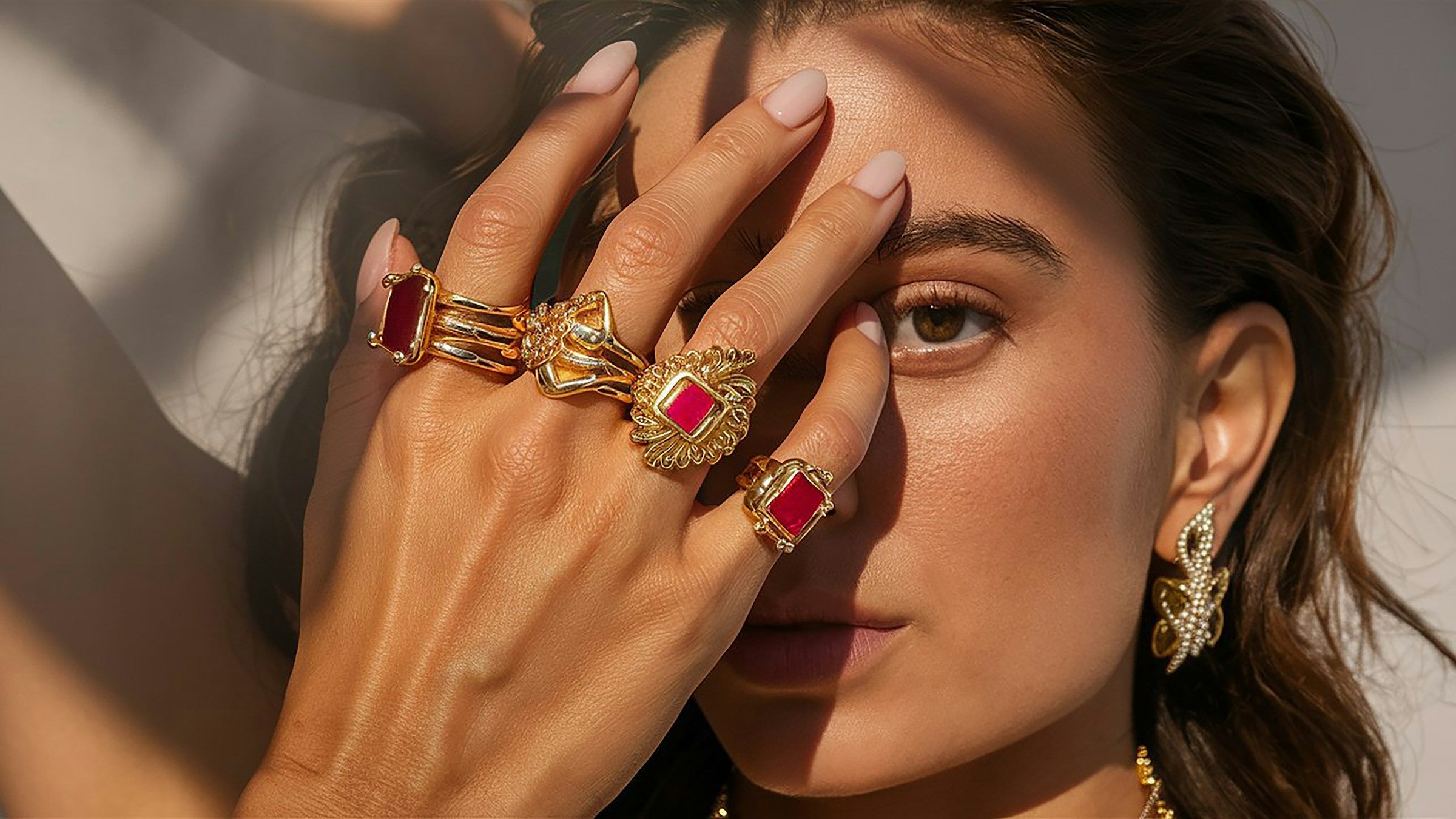 Elegant Jewelry Collection - Rings, Necklaces & Earrings