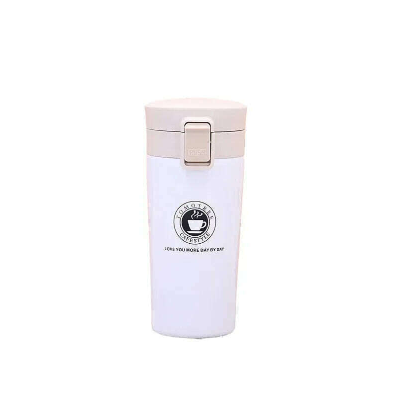 0.5L Thermal Mug Double Wall 304 Stainless Steel Coffee Cup Vacuum Flask Thermos Water Bottle Tea Coffee Leak-proof Thermos Mug