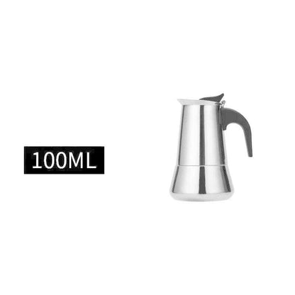 1-12 Cup 600ML Stovetop Moka Pot for Portable Coffee Maker,Stainless Steel Coffee Pot,Espresso Percolator Maker for Home Camping