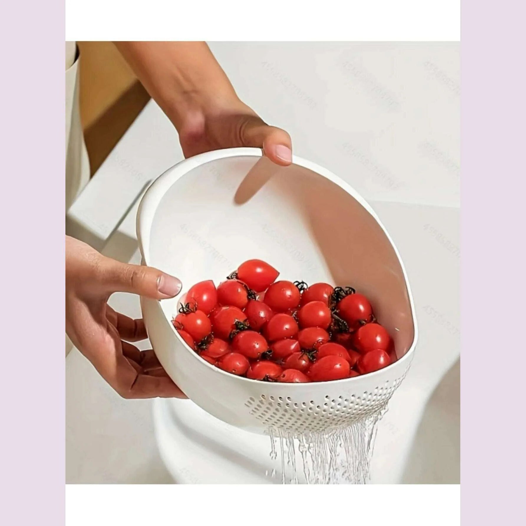 1 Piece of Rice Drainage Basket Rice Filter Fruit and Vegetable Drainage Sieve Kitchen Supplies Small Tools Multi-purpose