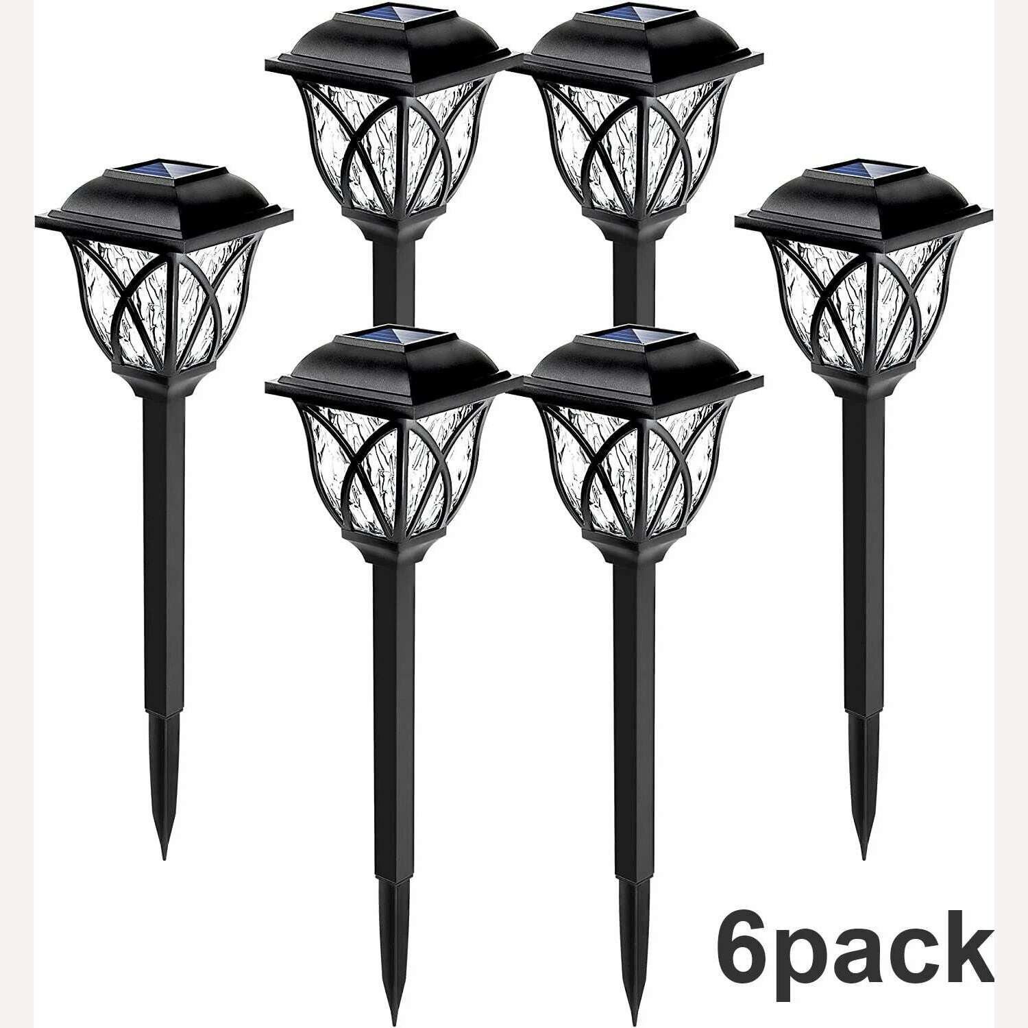 10 Pack Solar Yard Lights Bright Lawn Lights Outdoor Waterproof Led Solar Pathway Lights Landscape Path Lights