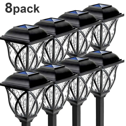 10 Pack Solar Yard Lights Bright Lawn Lights Outdoor Waterproof Led Solar Pathway Lights Landscape Path Lights