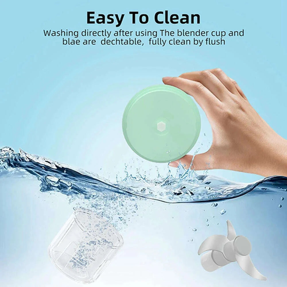 100/250ml Wireless Electric Garlic Masher Vegetable Fruit Cutter Kitchen Gadgets for Home USB Portable Food Crusher Meat Grinder