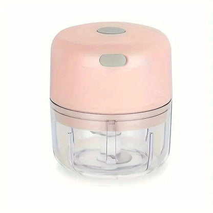 100/250ml Wireless Electric Garlic Masher Vegetable Fruit Cutter Kitchen Gadgets for Home USB Portable Food Crusher Meat Grinder