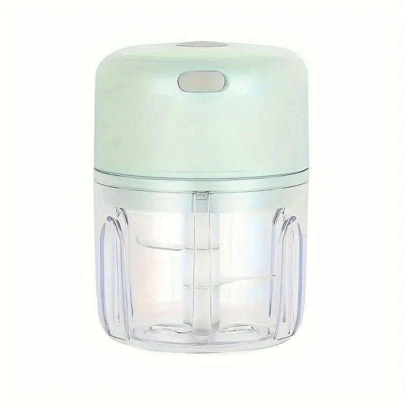 100/250ml Wireless Electric Garlic Masher Vegetable Fruit Cutter Kitchen Gadgets for Home USB Portable Food Crusher Meat Grinder