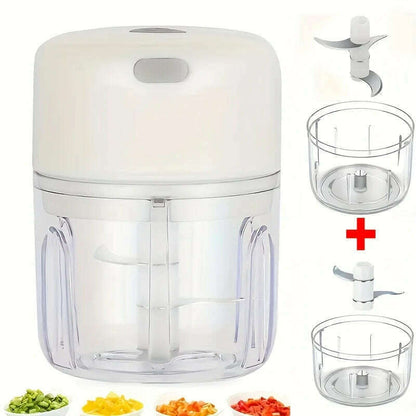 100/250ml Wireless Electric Garlic Masher Vegetable Fruit Cutter Kitchen Gadgets for Home USB Portable Food Crusher Meat Grinder