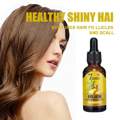 10/20/40ml Hair Growth Serum Oil Dense Regrowth Ginger Hair Care Repair Liquid Essential Anti Loss for Women Men Hair Care