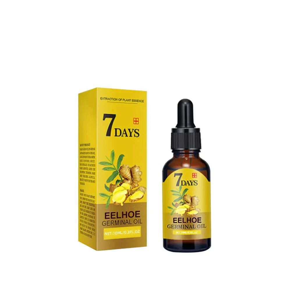 10/20/40ml Hair Growth Serum Oil Dense Regrowth Ginger Hair Care Repair Liquid Essential Anti Loss for Women Men Hair Care