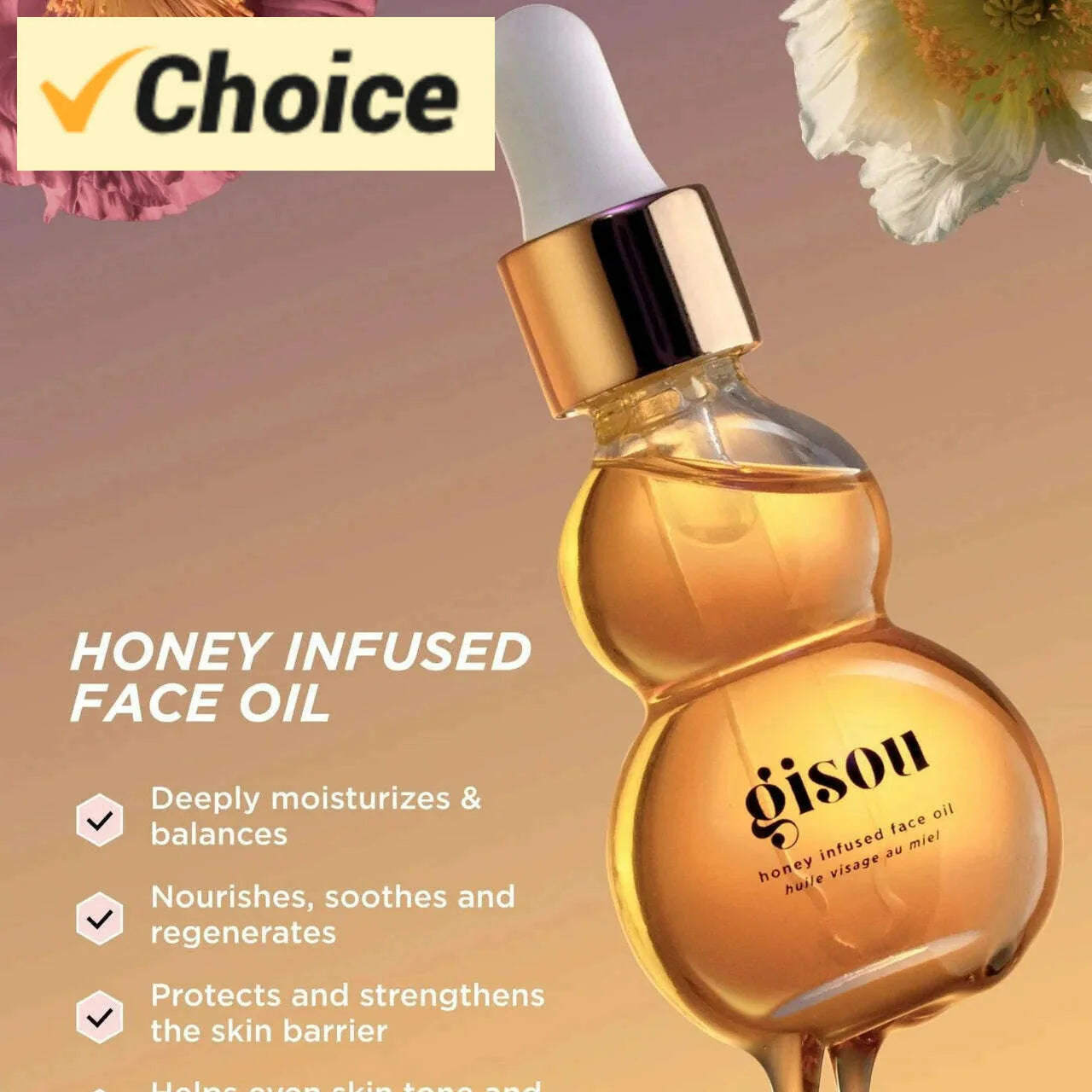 1/3 PC Gisou Face Oil  Aging Replenishing Face Oil  26ml