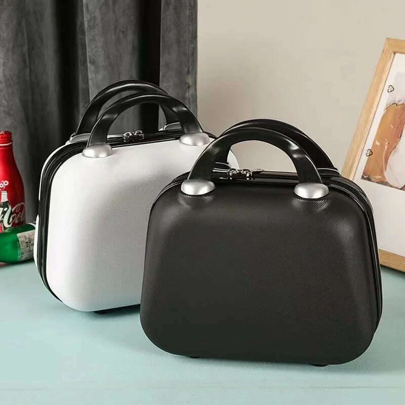 14-Inch Women's Cosmetic Bag Portable Cosmetic Case Professional Cosmetology Makeup Organizer Travel Storage Box Suitcases
