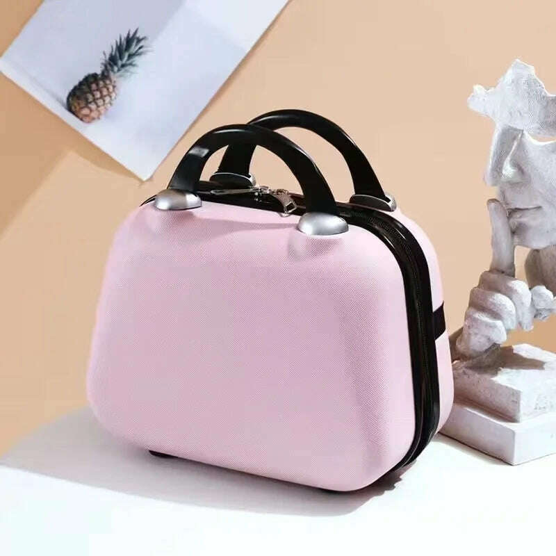 14-Inch Women's Cosmetic Bag Portable Cosmetic Case Professional Cosmetology Makeup Organizer Travel Storage Box Suitcases