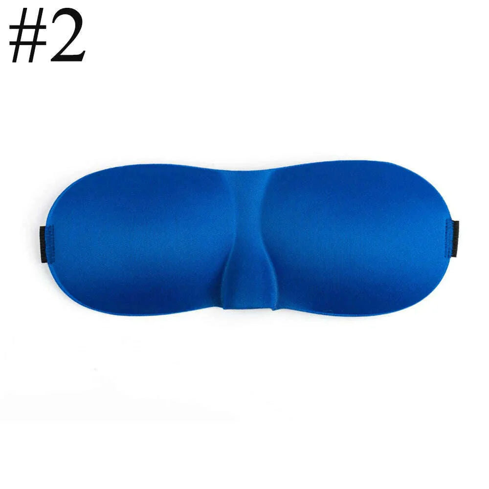 1Pcs 3D Sleep Mask Natural Sleeping Eye Mask Eyeshade Cover Shade Eye Patch Women Men Soft Portable Blindfold Travel Eyepatch