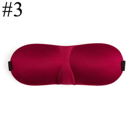 1Pcs 3D Sleep Mask Natural Sleeping Eye Mask Eyeshade Cover Shade Eye Patch Women Men Soft Portable Blindfold Travel Eyepatch