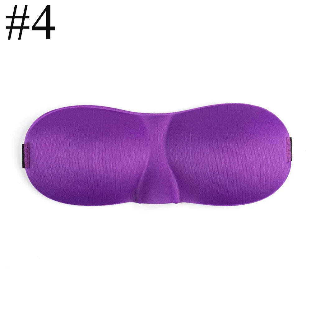 1Pcs 3D Sleep Mask Natural Sleeping Eye Mask Eyeshade Cover Shade Eye Patch Women Men Soft Portable Blindfold Travel Eyepatch
