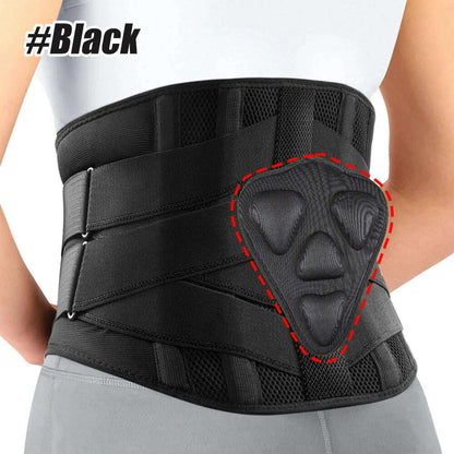 1Pcs Back Brace for Lower Back Pain Relief, Lower Back Pain with 6 Stays, Herniated Disc, with Lumbar Support Pad for Men/Women