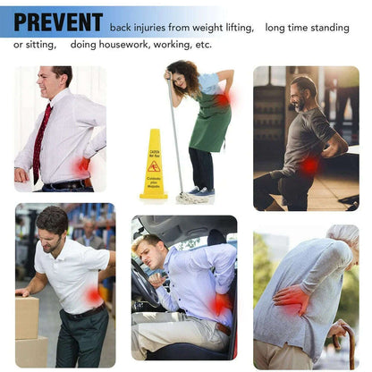 1PCS Back Brace for Lower Back Pain Relief with 6 Support,AdjustableBack Support Belt Lumbar Support for Herniated Disc,Sciatica