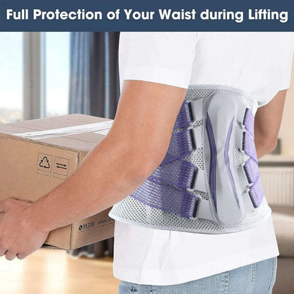 1PCS Back Braces for Lower Back Pain,Lumbar Support for Men & Women,Breathable Soft Mesh Fabric Back Support for Home & Lifting
