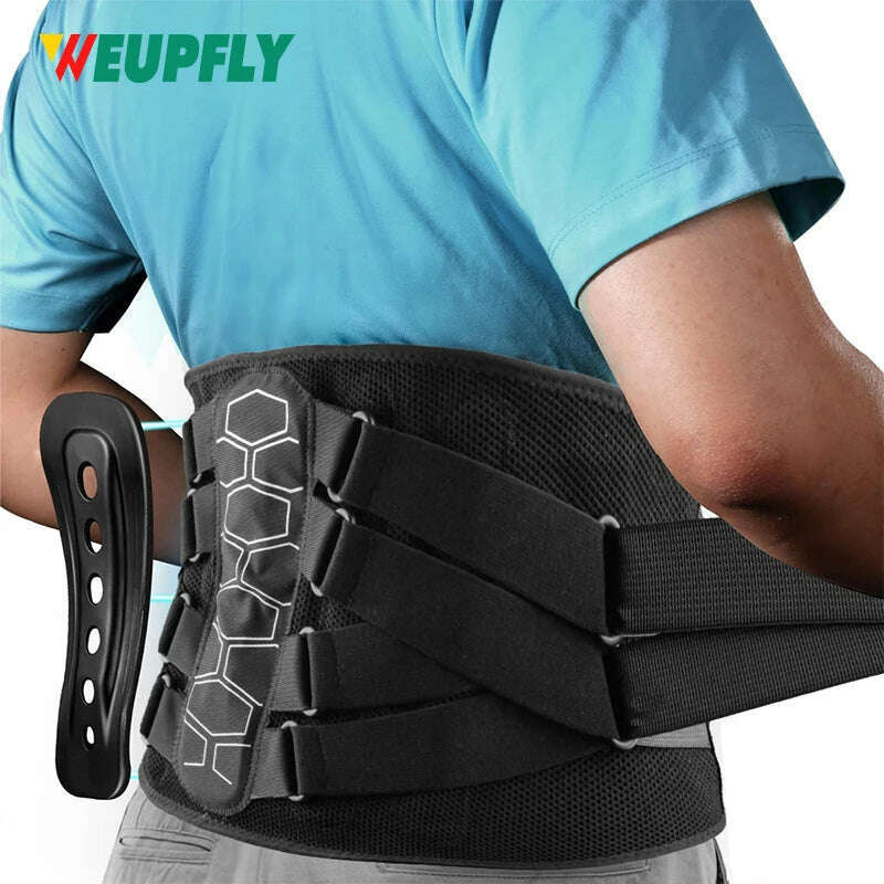 1PCS Lumbar Support Belt Lower Back Brace for Lifting, Herniated Disc, Sciatica, Breathable Lumbar Brace for Men & Women