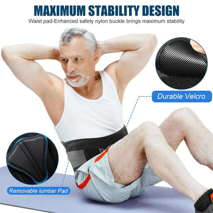 1PCS Lumbar Support Belt Lower Back Brace for Lifting, Herniated Disc, Sciatica, Breathable Lumbar Brace for Men & Women