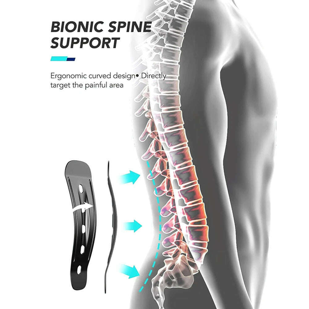 1PCS Lumbar Support Belt Lower Back Brace for Lifting, Herniated Disc, Sciatica, Breathable Lumbar Brace for Men & Women