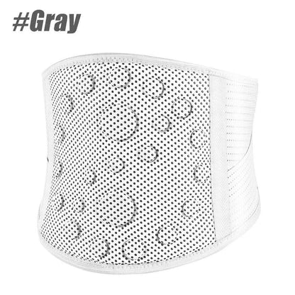 1PCS Self-heating Lumbar Pain Magnet Belt - Thermal Magnetic Therapy Tourmaline Lower Back Waist Support Belt Brace for Sciatica