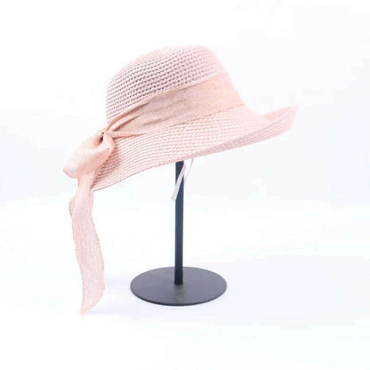 2019 Summer Bow Ribbon Sun Hat Panama Women's Cap Bonnet Beach Straw Hats summer hats for women шляпа соломенная gorro mujer