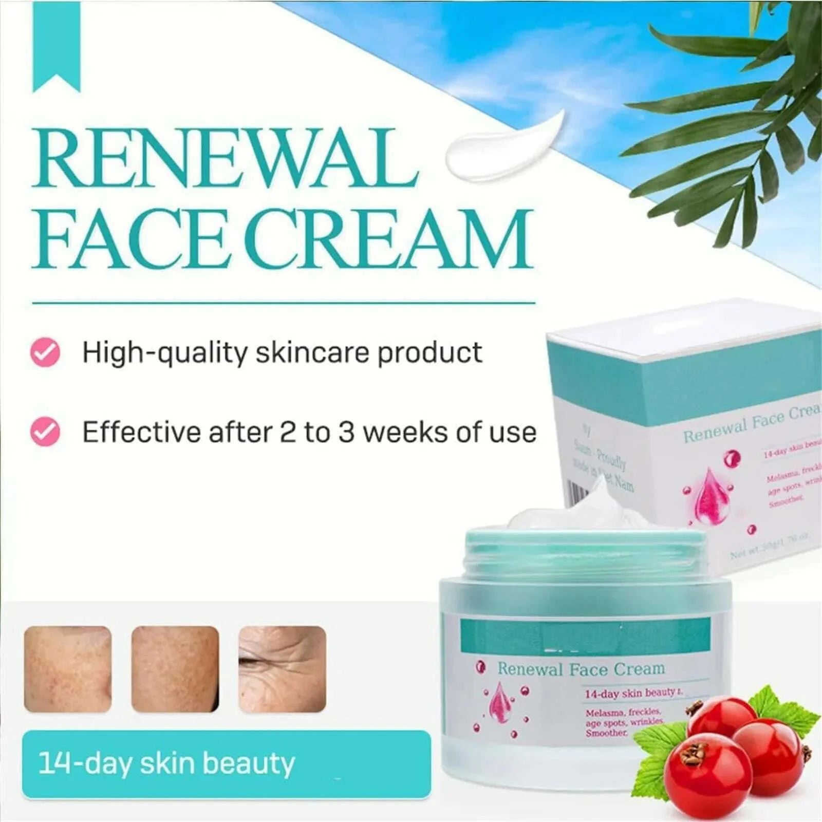 2024 New Cream For Melasma, Nourishing And Moisturizing Skin Face Cream Anti-Wrinkle Reduces Dark Spots And Fine Lines