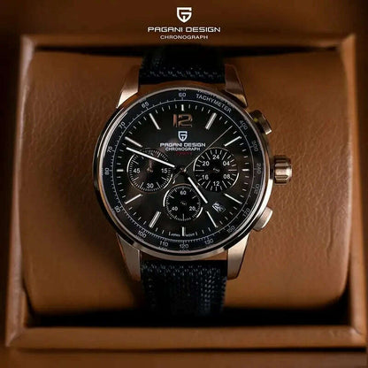 2024 New PAGANI DESIGN 41MM Multifunctional  Men's Quartz Watch VK63 Sapphire Glass Chronograph 10Bar Waterproof Luminous Watch