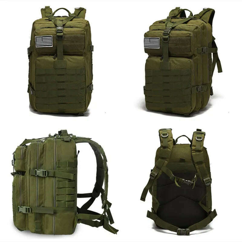 2025 New Backpack Outdoor Leisure 50 Liter Large Capacity Backpack Hiking Camping Hunting Backpacks