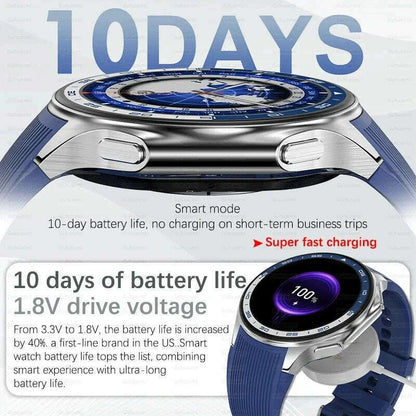 2025 New For OPPO Xiaomi 32G Memory Smart Watch Men Full Touch HD AMOLED Screen Music Fitness Tracker Bluetooth Call Smartwatch