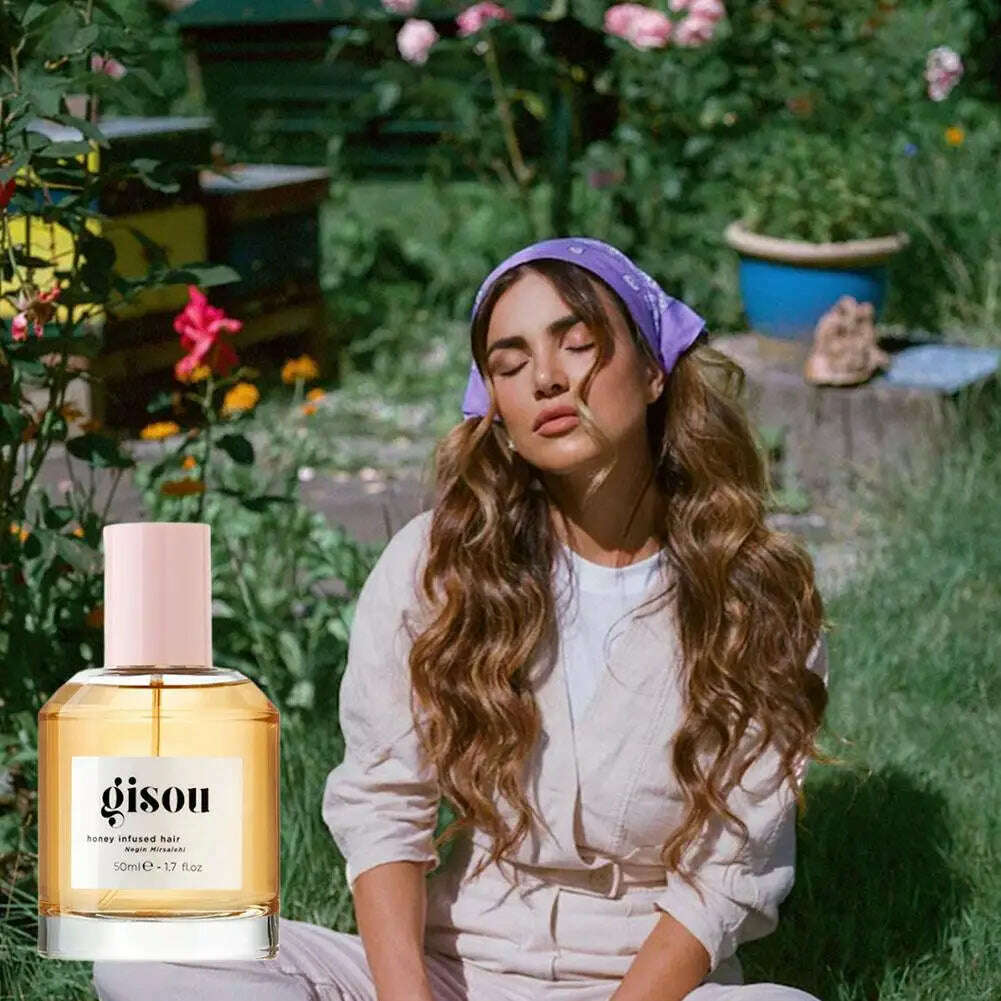 20/50ML Honey Infused Hair Care Oil For Gisou Long Lasting Fragrance Deep Nourishing Flexibility Conditioner Hair Care