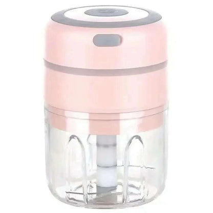 300ML Electric Garlic Chopper USB Charging Food Vegetable Meat Crusher Stainless Steel Mini Chili Garlic Masher Kitchen Gadgets