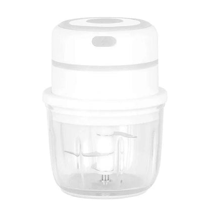 300ML Electric Garlic Chopper USB Charging Food Vegetable Meat Crusher Stainless Steel Mini Chili Garlic Masher Kitchen Gadgets