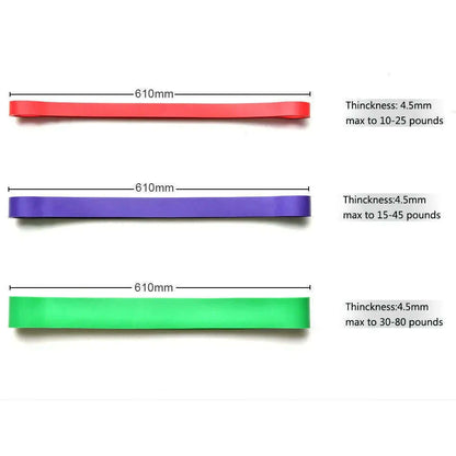 3pcs 5pcs Yoga Resistance Bands Set Latex Elastic Band Pilates Sports Crossfit Exercise Workout Bands Expander Fitness Equipment
