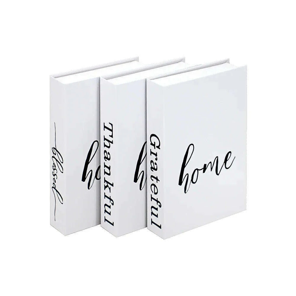 3Pcs Fashion Fake Book Openable Book Box Storage Living Room Decoration Coffee Table Ornaments Club Hotel Prop Books Decoration