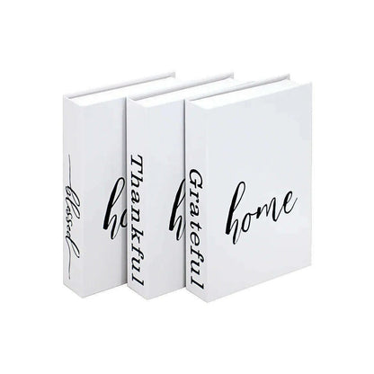 3Pcs Fashion Fake Book Openable Book Box Storage Living Room Decoration Coffee Table Ornaments Club Hotel Prop Books Decoration