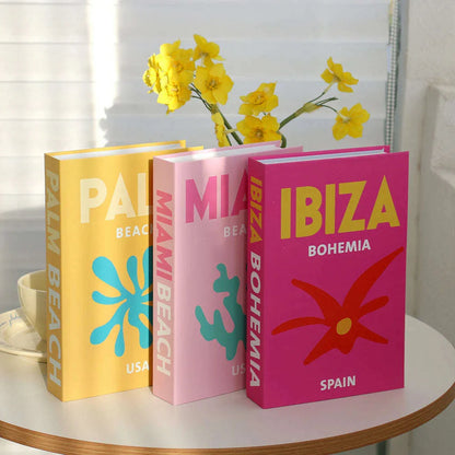 3Pcs/Set Fake Book for Decoration Simple Living Room Faux Books Villa Shelf Room Coffee Table Props Book Ornaments Home Decor
