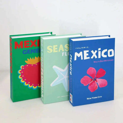 3Pcs/Set Fake Book for Decoration Simple Living Room Faux Books Villa Shelf Room Coffee Table Props Book Ornaments Home Decor