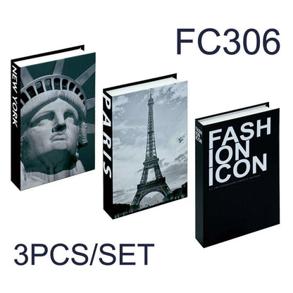3Pcs/Set Fake Book for Decoration Simple Living Room Faux Books Villa Shelf Room Coffee Table Props Book Ornaments Home Decor
