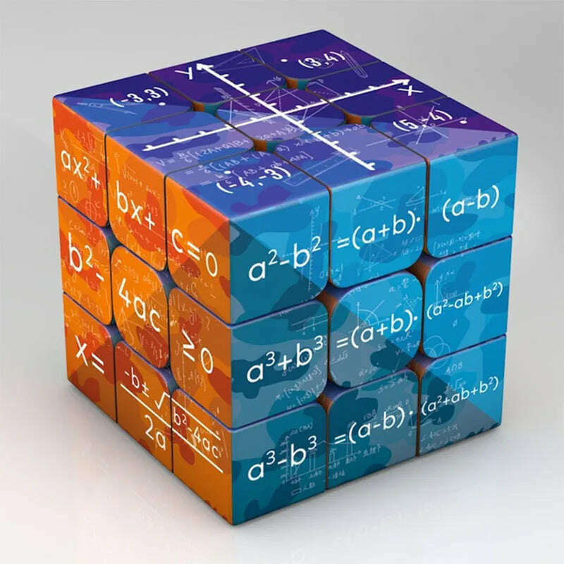 3x3x3 Magic Puzzle Cube Math Chemistry Element Cube Children's Gifts Educational Toys