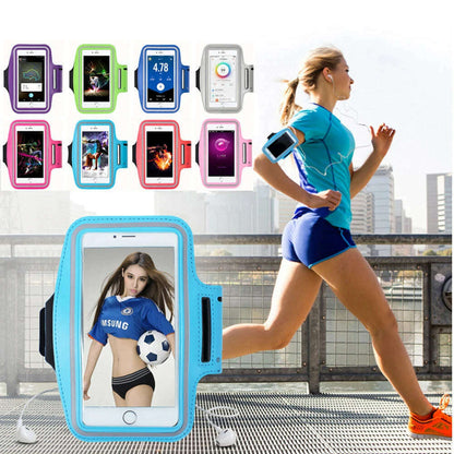 4-6.5 Inch Waterproof Arm Bag Running Bags Men Women Armbands Touch Screen Cell Phone Arms Band Phone Case Sports Accessory