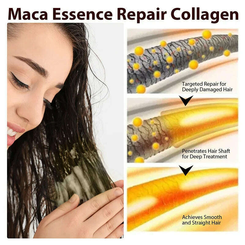 450ml Hair Mask Repair Dry & Damaged Hair Straighten Smooth Brighten Professional Collagen Keratin Moisturize Korea Hair Care
