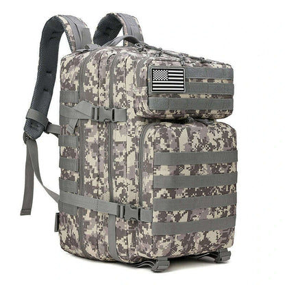 45L Tactical 3P Backpack Bag 30L 3 Days Outdoor Backpack Waterproof Climbing Rucksack Camping Hiking Bag Mochila