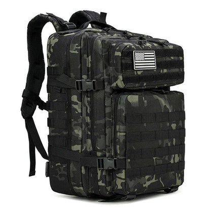 45L Tactical 3P Backpack Bag 30L 3 Days Outdoor Backpack Waterproof Climbing Rucksack Camping Hiking Bag Mochila