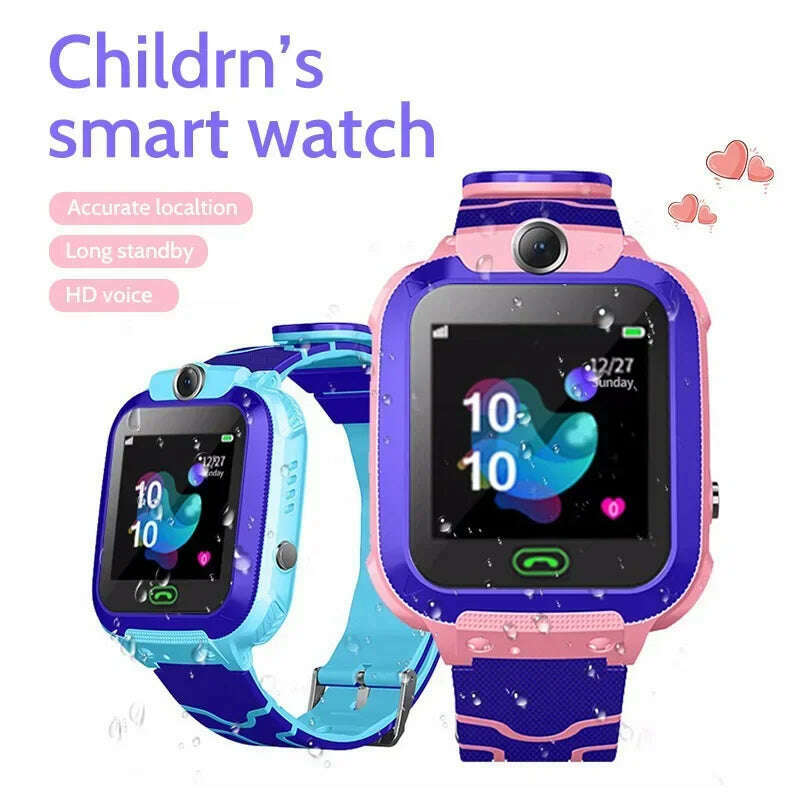 4G SIM Card Anti-lost Kids Smartwatch Boys and Girls Smart Watch Waterproof Positioning GPS Tracker Clock Phone Call for Kids