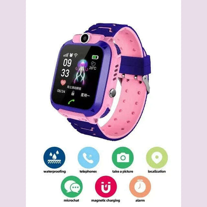 4G SIM Card Anti-lost Kids Smartwatch Boys and Girls Smart Watch Waterproof Positioning GPS Tracker Clock Phone Call for Kids